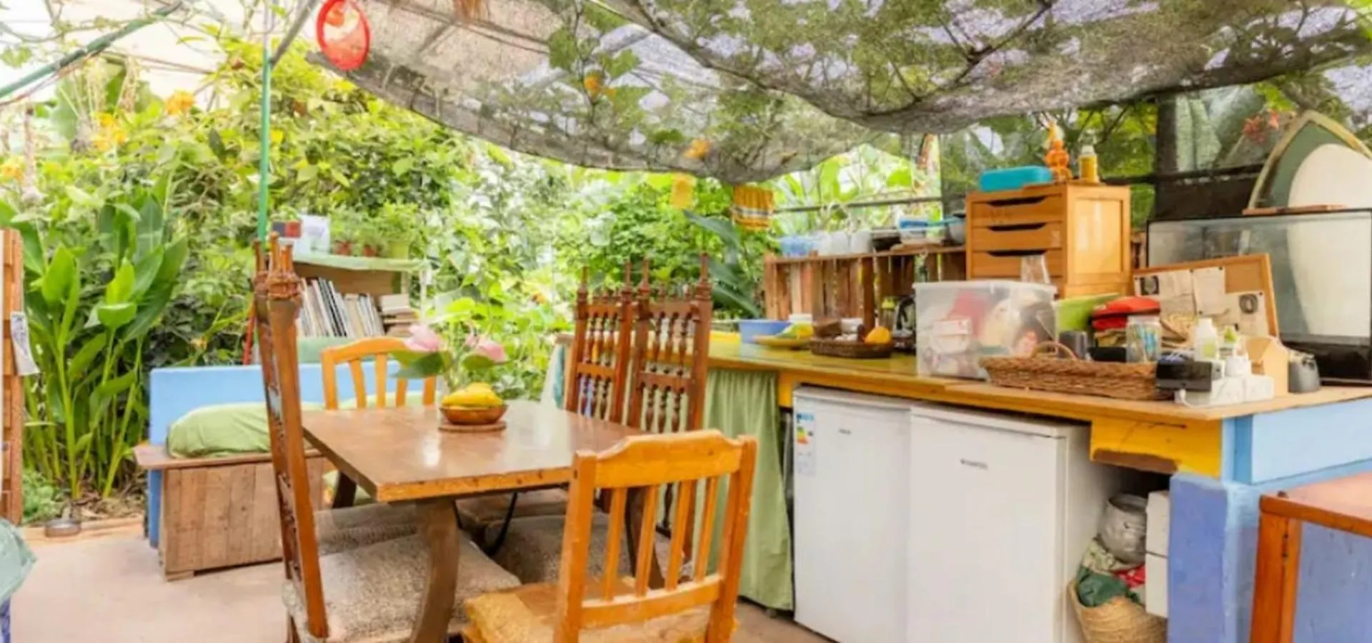 Twin Room In The Greenhouse Close To Mountains And Surf Paradise Tejina